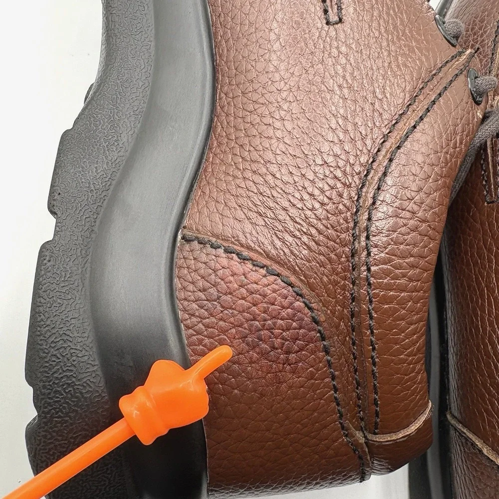 APEX Ariya Moc Toe Shoe Men's Size 12M Brown‎ Leather Ultra Comfort Lace Up